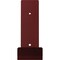 Ekena Millwork Steel Hanging Shelf Bracket, Hammered Bright Red 2"W x 10"D x 6 1/2"H BKTM02X10X06HSHRE - alternate 7